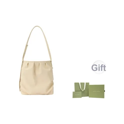 VANESSA HOGAN Корова Кожа Портативная Сумка через плечо Сумка на плечо Стандартная Женская Экрю Черный