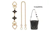 Four-Leaf Clover Extender Chain 16cm+Decorative Chain