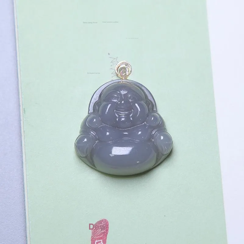 Ingenuity Hetian Jade Pendants Smoky Purple Women's-2