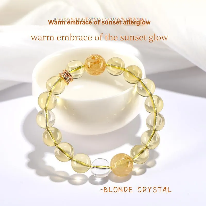 Atsuyama Crystal Jade Bracelets Unisex-4