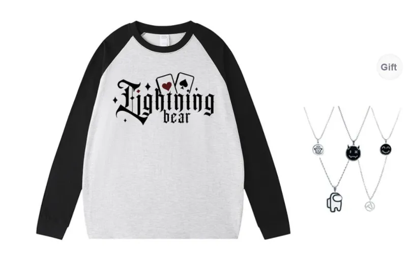 LIGHTNING BEAR T Shirts Unisex-4