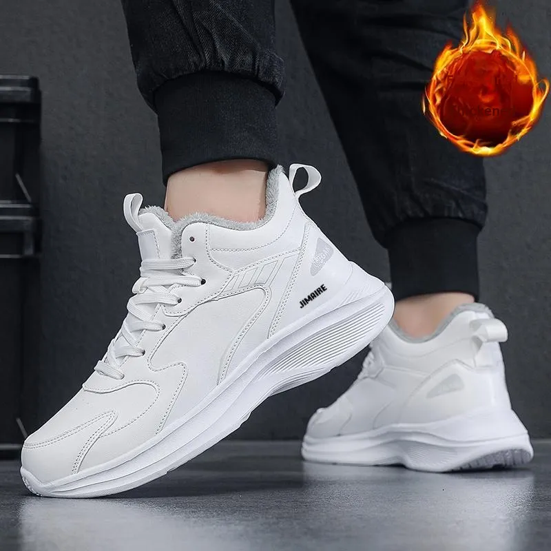 King Jinmai Slip Resistant Water Resistant Mid Top Casual Shoes Men's-6