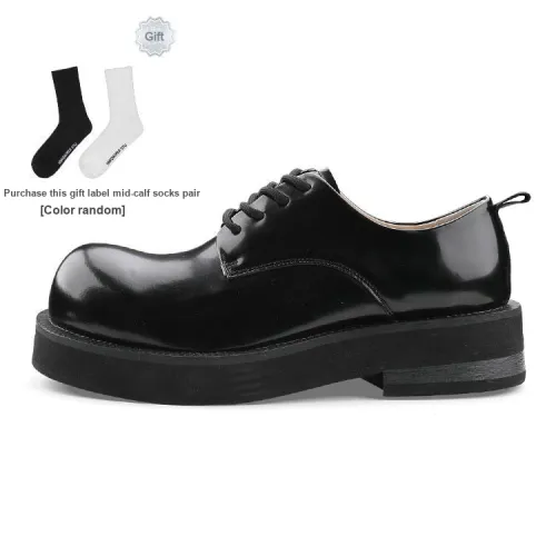 HANQIAORIJI Black Blood Series Men's Casual Shoes Unisex Low-Top Black