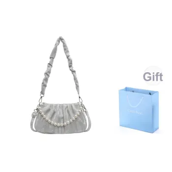 COLINS KEIRS Synthetic Leather Shoulder Bag Women's Silver