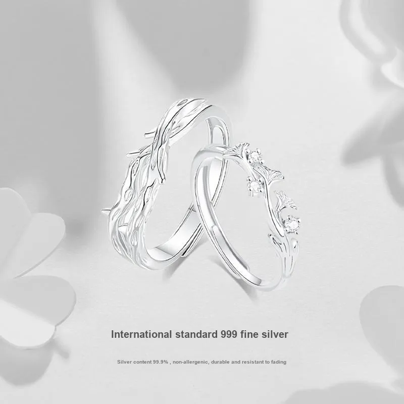 JUICY GRAPE S999 Fine Silver Rings Unisex-2