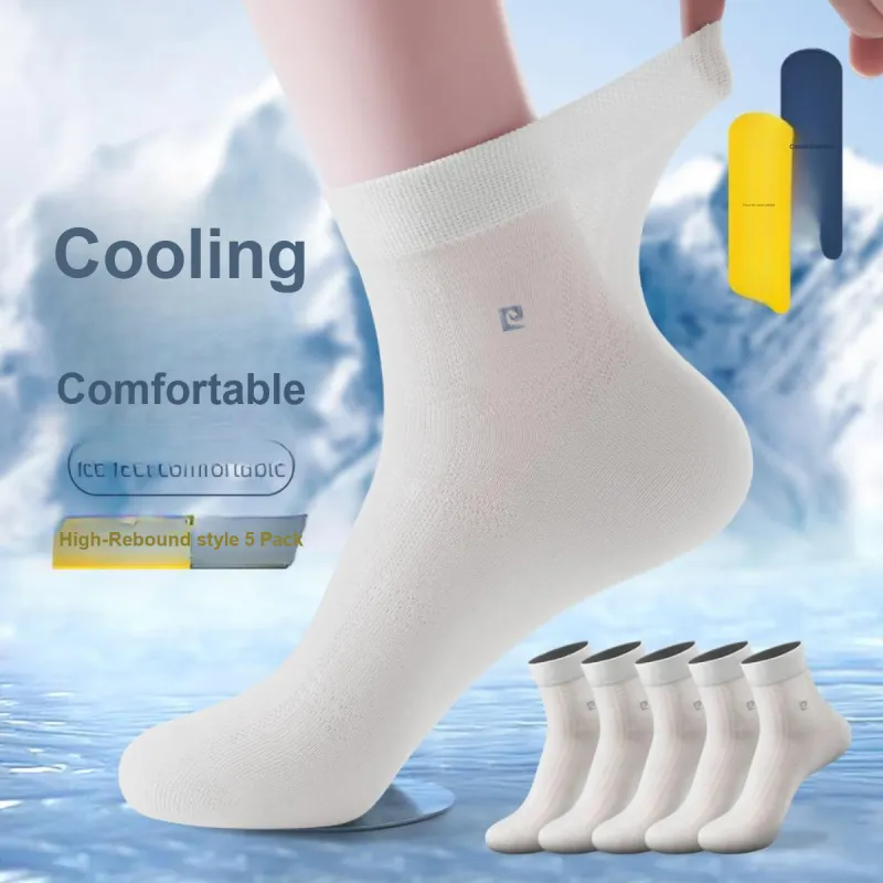 PIERRE CARDIN Mid Calf Socks Men's 5 Double Box-5