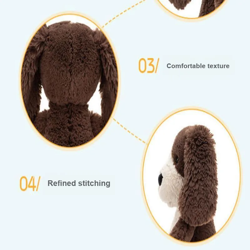JELLYCAT Bashful Fudge Puppy Stuffed Animal-4