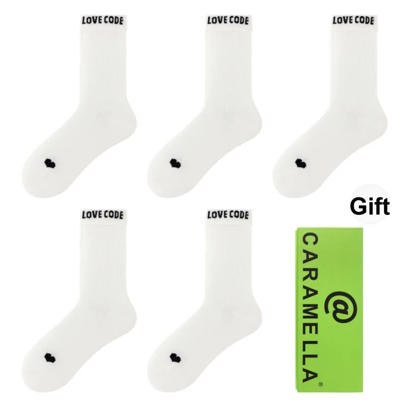Caramella Mid Calf Socks Unisex 5 Pack-6
