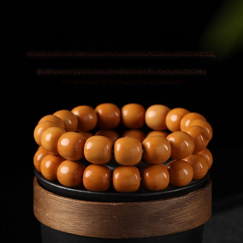 HANCANG Monkey Head Walnut Bracelets Unisex-2