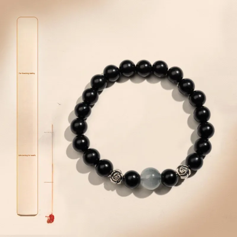 The Years Are Quiet Ebony Wooden Bracelets Unisex-1