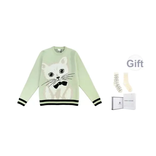 Charlie Luciano Свитер Унисекс Зеленый