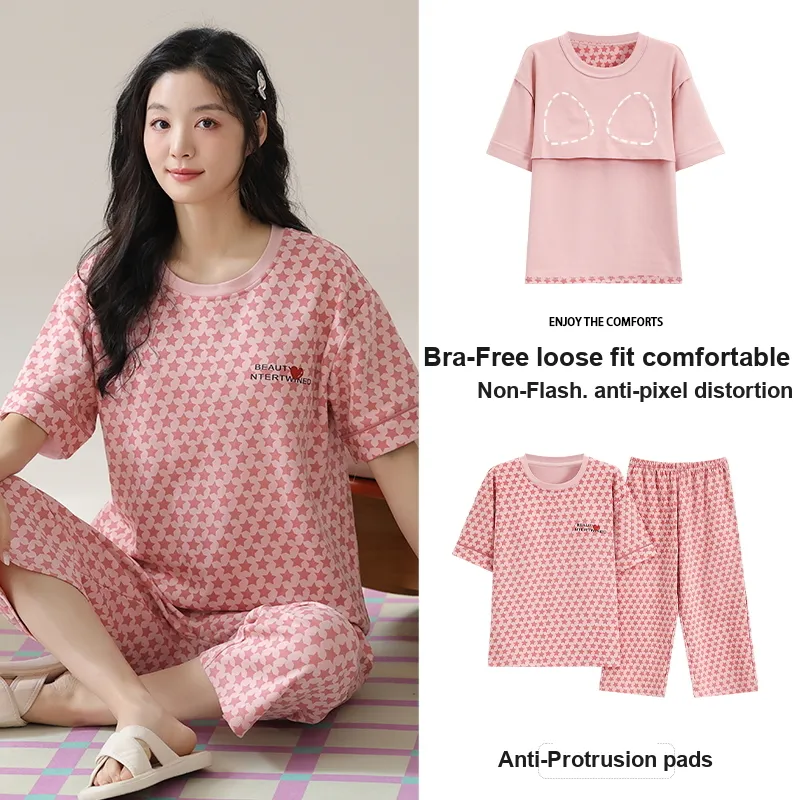 MADALLO Pajama Set Women's Pink-1