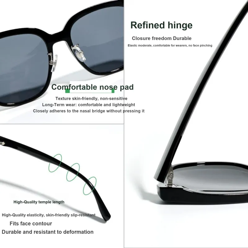 Conant Plate Frame Aviator Sunglasses Unisex-2