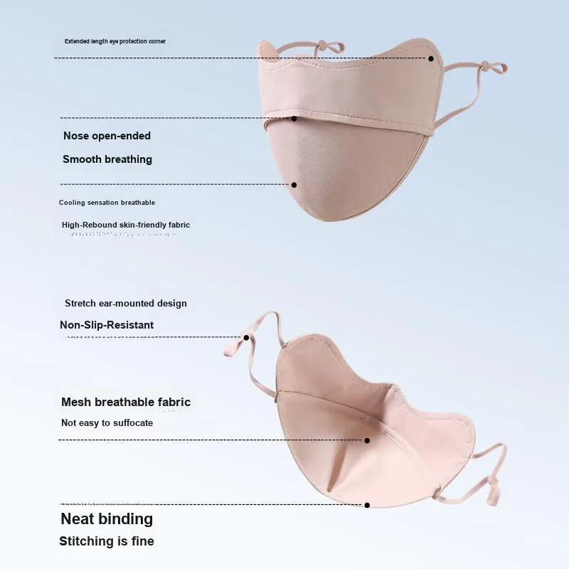 NANJIREN Lightweight Sun Protection Masks Unisex-8