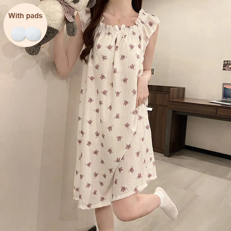 Ta Yan Nightgown Women's Apricot-3