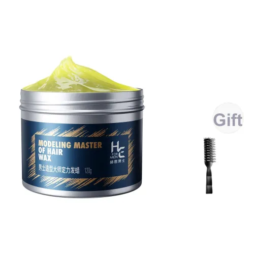 H E Мужской Стайлинг Мастер Hold Волосы Парафин+Бесплатно Ребро Гребень Длинный Долговременный Долговременный Запах Стайлинг