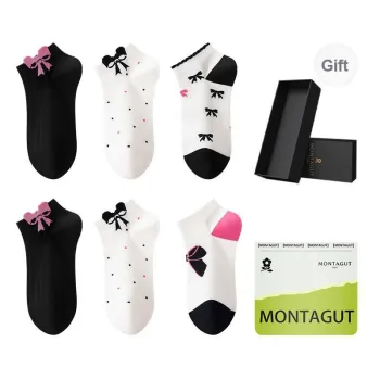 Montagut Ankle Socks Women's Box 6 Pack