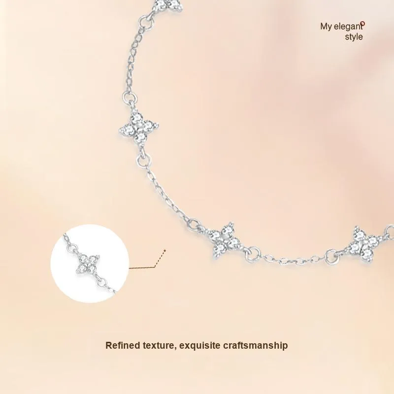 JINLIUFUJIXIANG S925 Silver Bracelets Women's-7