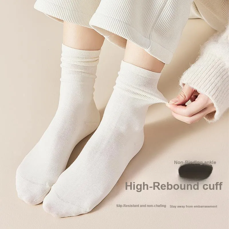 SOIE Mid Calf Socks Women's Combo Set-5