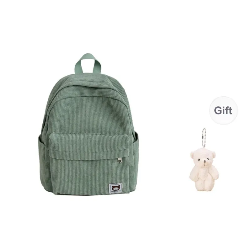 URBAN FOREST Corduroy Backpack Unisex Multicolor-6