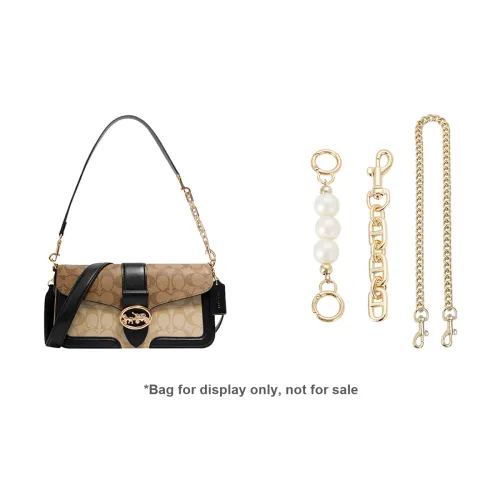 Lan Bao Fan Alloy Bag Strap Women's Gold Tone