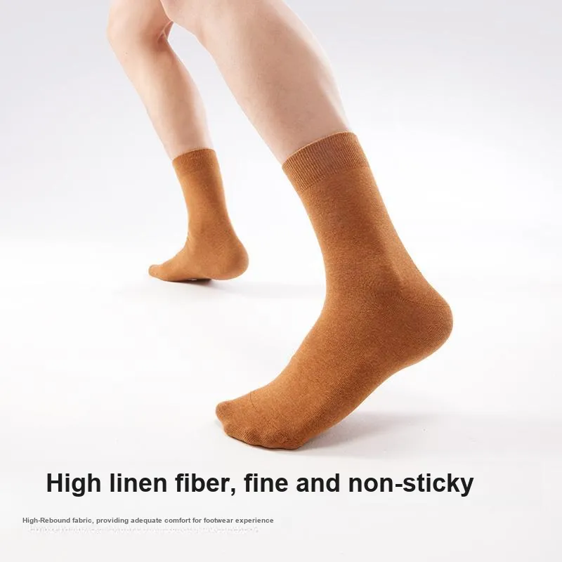 HLA Mid-Calf Socks Men's 6 Pack-2