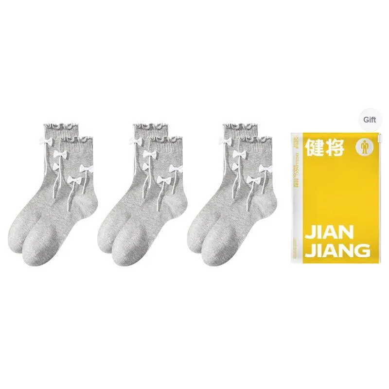 Master Mid Calf Socks Women's Shopping Bag 3 Pack-3