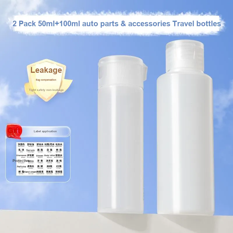 NILIYA Hose Travel Bottles With Dividers Toiletry Portable Empty Bottle-7
