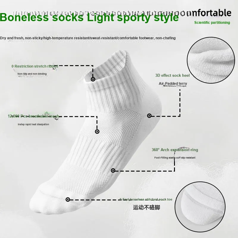 ZEROIN Ankle Socks Unisex 4 Pack-3