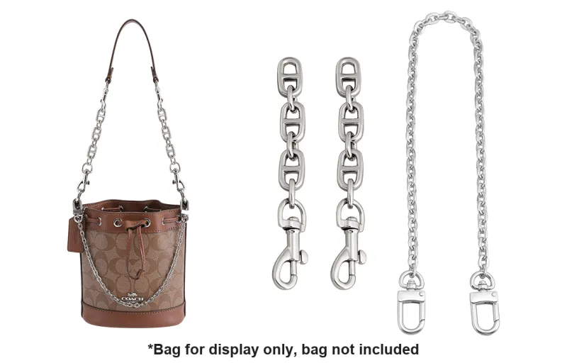 Metal Chain Extender Chain Shoulder Strap Armhole Back Transformation Accessories Bag Strap Women's Silver/Gold Tone-8