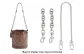 Silver (Pig Nose 12cm*2)+Decorative Chain 35cm