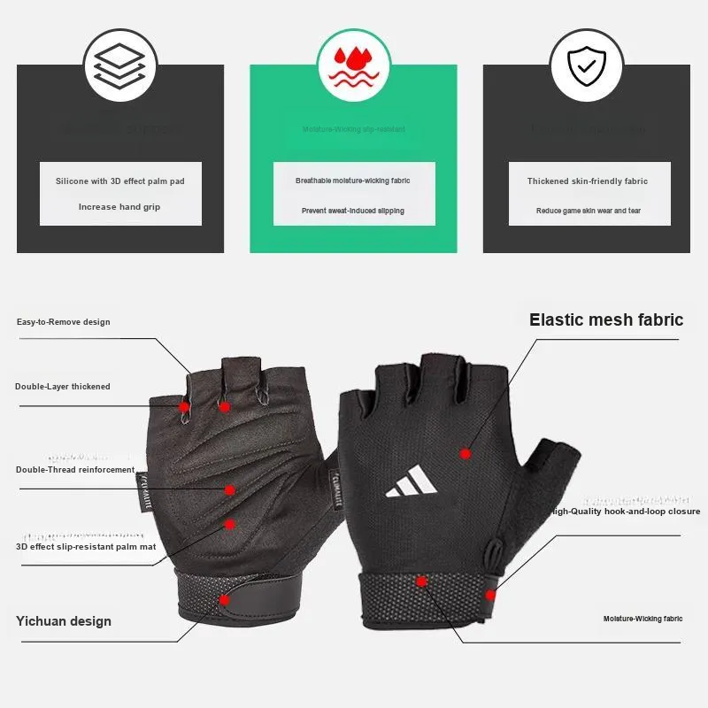 Adidas Weightlifting Belts / Gym Gloves-9