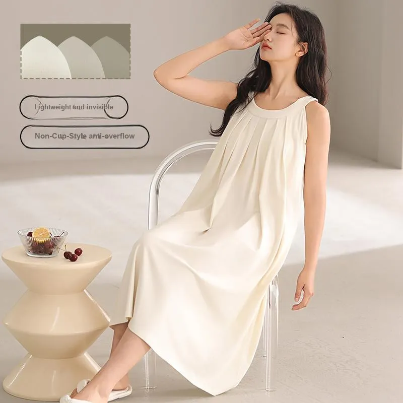 White Ran Women's Nightgowns-20