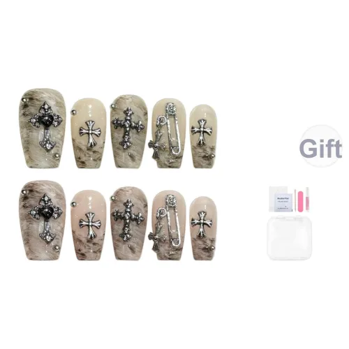 Fanze Модный Металл Крест Осветляющий Панк Стиль Короткий LADDER Телесный Смудж