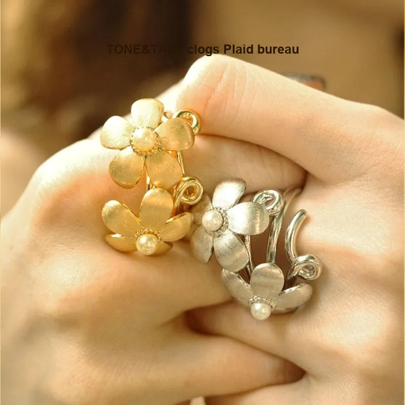 TONE & TALE Rhodium plated Copper Rings Women's-2
