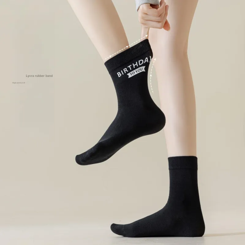 XXLLG Mid Calf Socks Unisex 3 Pack-2