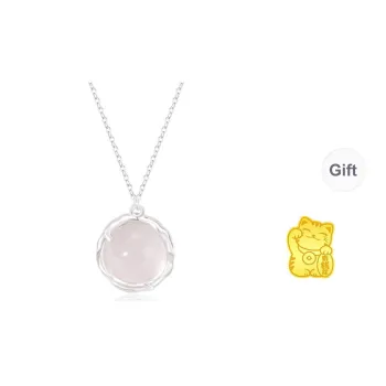 CHINA GOLD Chalcedony Jade Necklaces Women's