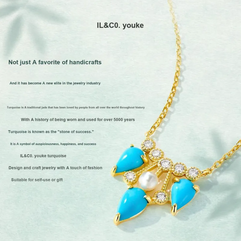IL&CO. Turquoise Necklaces Women's-2