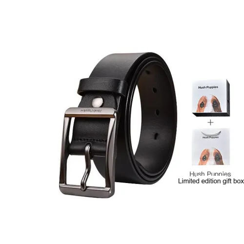 Hush Puppies Leather Belts Men Black