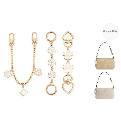 Luxury Care Artisan Workshop Metal Bag Shoulder Strap Women's Gold Tone