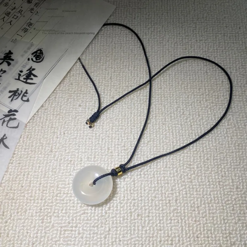 Carp Crystals Agate Jade Necklaces Unisex-1