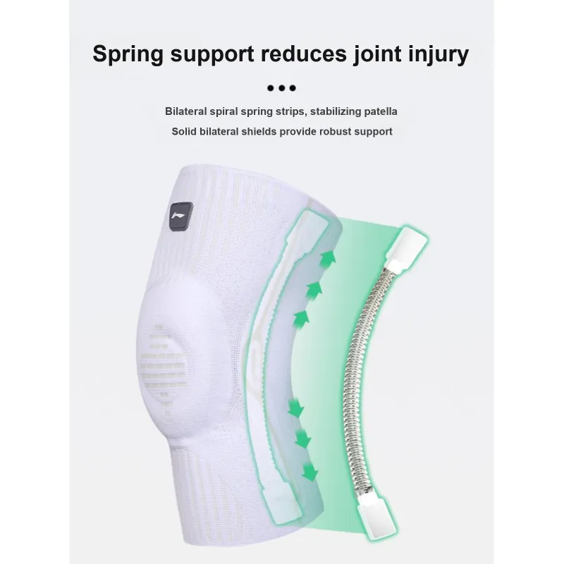 LiNing Mountaineering Basketball Fitness Unisex Polyester, Polyamide, Elastane, Silicone Knee Pads-1