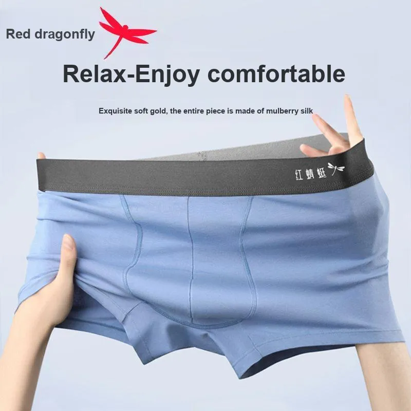 RED DRAGONFLY Cotton Panties Men's 3 Pack Gift Box Set-3