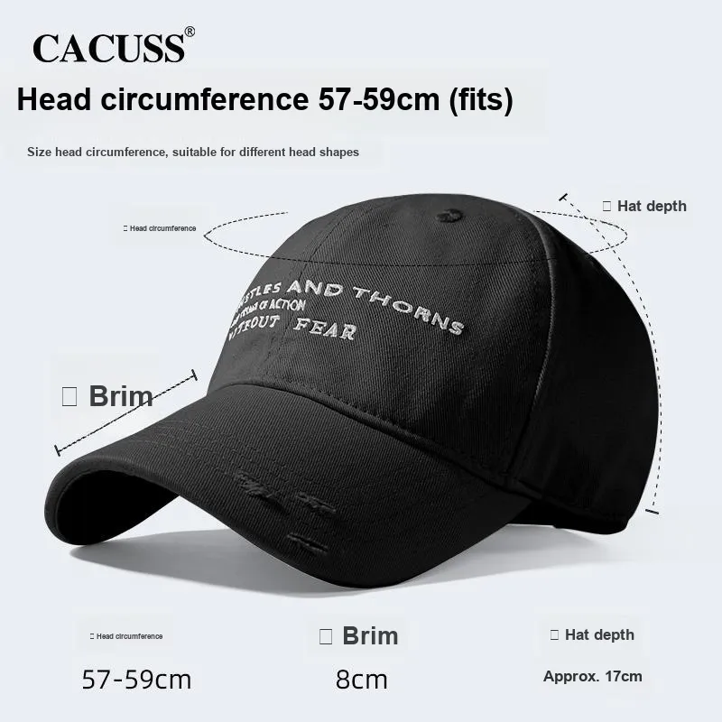 CACUSS Junior 100% Cotton Baseball Caps Unisex-4