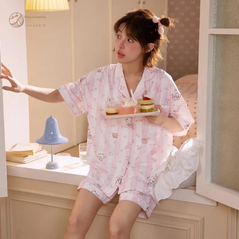 Gongdie x Mikko Pajama Set Women's Pink Gift Box Set-1