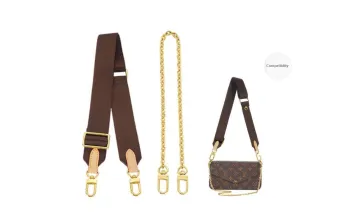 Lan Bao Fan Canvas One Shoulder Strap Bag Strap Women's Brown