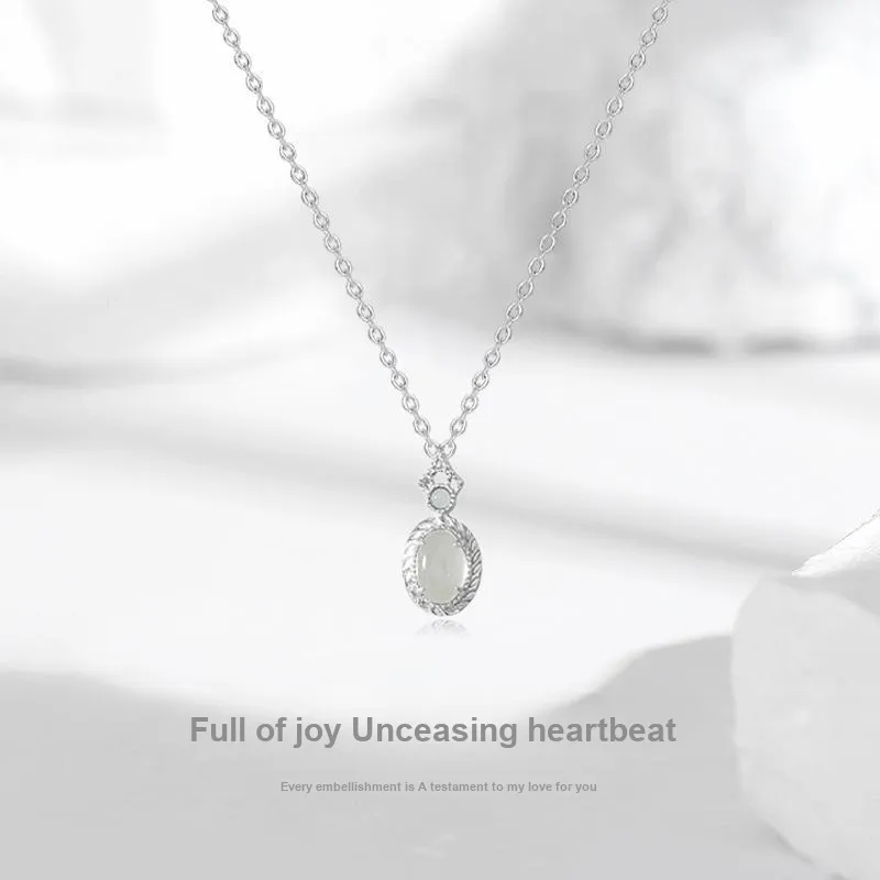 JUICY GRAPE Chalcedony Jade Necklaces Women's-1