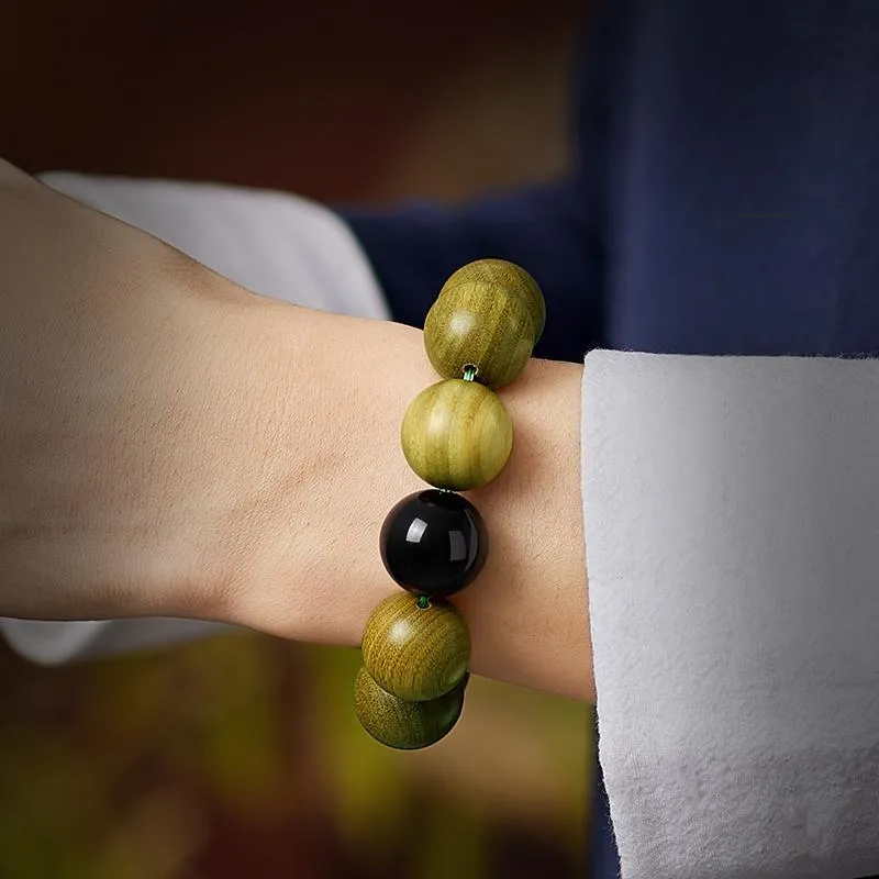 SGE Green Sandalwood Bracelets Men's-3