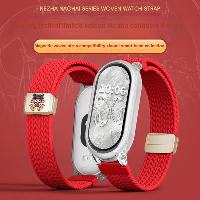 Mr. Strap Watch Bands Xiaomi Compatibility 145~210mm Fabric Material Unisex-5
