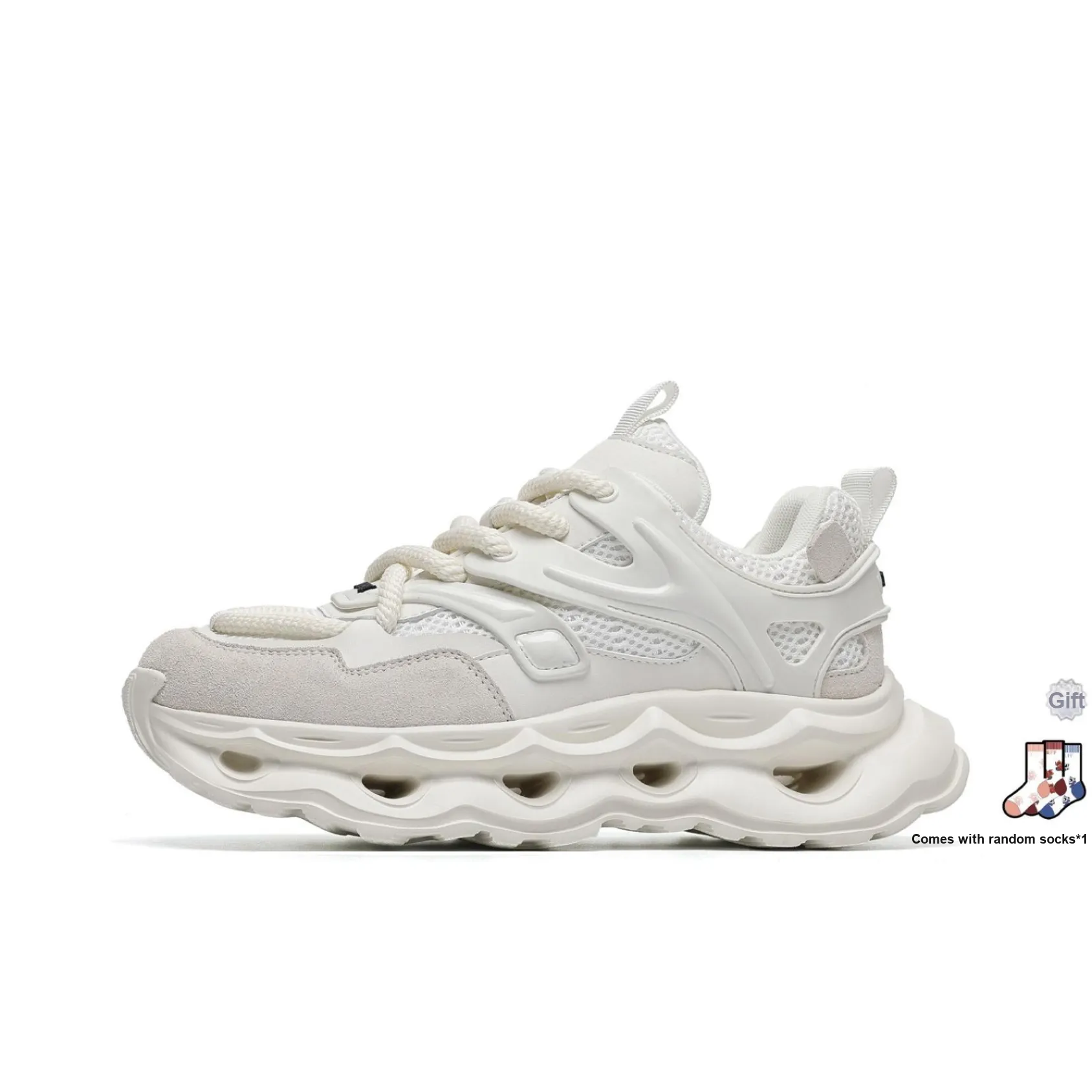BUFFALO BOUND Lightweight Height Increasing Low-Top Chunky Sneakers Men's